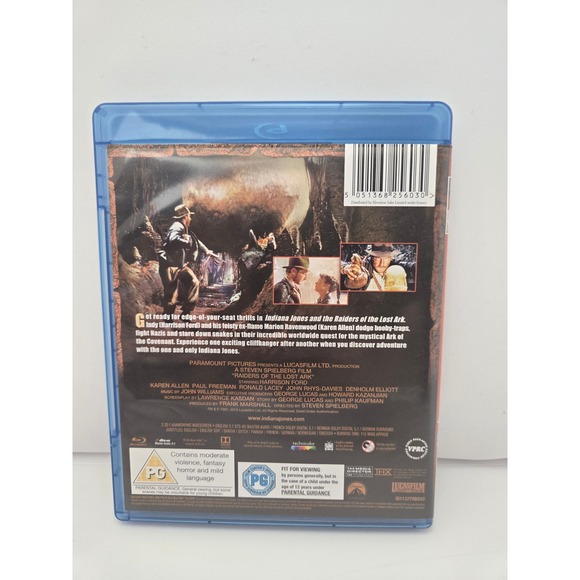 Indiana Jones and the Raiders of the Lost Ark Blu-ray Used Excellent Condition - Picture 3 of 11
